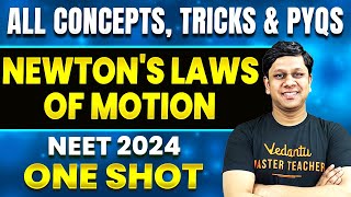 Newtons Laws of Motion In One Shot  All Concepts Tricks And PYQs  NEET 2024  Restart Series [upl. by Gilbert]