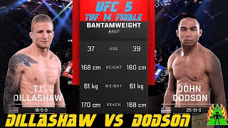 UFC 5  DILLASHAW VS DODSON [upl. by Shirlene977]