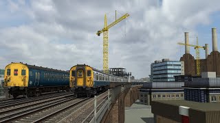 Train Simulator  AP Class 411  1V20 1000 London Victoria  Folkstone Harbour [upl. by Etterb]