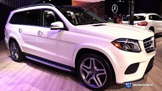 2019 Mercedes Benz GLS Class GLS 550 4Matic  Exterior Interior Walkaround  2018 LA Auto Show [upl. by Ahsiemal504]