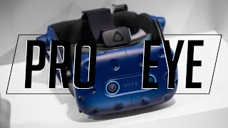 HTC Vive Pro Eye and Vive Cosmos handson [upl. by Ahtnahc]