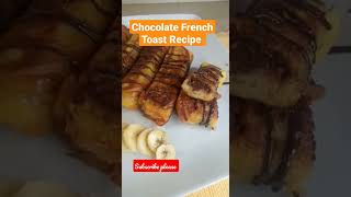 French Toast With Chocolate Filling Breakfast Recipe Full Recipe is on my channel shorts shorts [upl. by Viviana130]