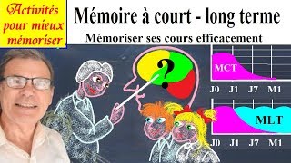 Mémoire à court et long terme et méthode pour mémoriser ses cours  19 [upl. by Llenehc]