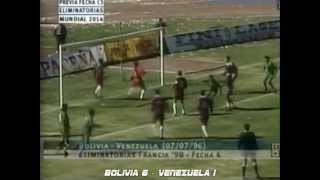 Los Goles de las Clasificatorias  Eliminatorias Sudamericanas Rumbo a Francia 1998 IDA [upl. by Carolyne]