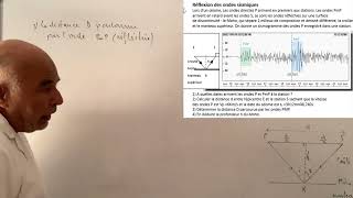 Réflexion des ondes sismiques [upl. by Grishilda]