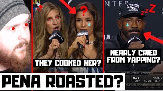 UFC 307 Press Conference Reaction The Roast Of Pena Khalil Yap Session GOAT Translator [upl. by Elwin]