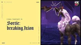 Final Fantasy XI  Sortie Breaking Ixions Horn [upl. by Nodyarb428]