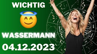 WASSERMANN ♒️😱 WICHTIGE WENDUNG 😳 Horoskop  04Dezember 2023 wassermann tarot [upl. by Thapa]