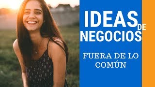 10 ideas de negocios rentables fuera de lo común ¿Te atreves a emprender [upl. by Reich265]