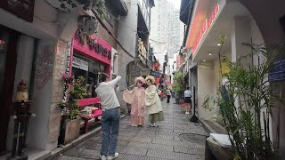 Historical and Culture Old City  Changsha 4K HDR  Pozi and Peace Old Street Hunan Province [upl. by Annaiuq]