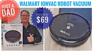 Walmart Ionvac SmartClean 2000 WiFi Robotic Vacuum Review Unboxing amp Setup GREAT PRICE [upl. by Niledam]