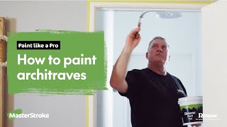 Paint like a Pro  How to paint architraves [upl. by Aihsei]