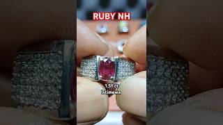 RUBY NO HEAT rubynoheatklikpermata batupermata batuakik pasarrawabening ruby [upl. by Ynttirb]