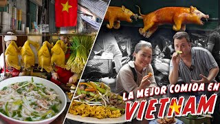 La mejor comida de Vietnam 🇻🇳 Comida callejera en Hanoi Vietnam [upl. by Sulamith]