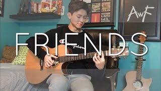 Friends  Marshmello amp AnneMarie  Cover Fingerstyle guitar [upl. by Nnylatsyrc]