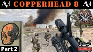 850 Player Airsoft Desert Game on a Burning Field  American Milsim Copperhead 8 [upl. by Ahseiyk911]