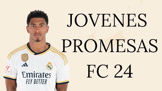 JUGADORES CON MÁS POTENCIAL FC 24  JOVENES PROMESAS FC 24 [upl. by Gesner]