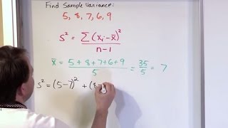 Lesson 15  Calculating Variance in Statistics [upl. by Ibrek]