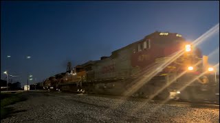 BNSF “Fakebonnet” 4711 in Celina TX  62724 [upl. by Elokin]