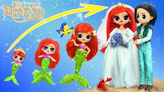 The Little Mermaid Growing Up  31 DIYs for LOL OMG [upl. by Nally]