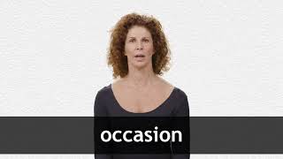 How to pronounce OCCASION in American English [upl. by Tawsha]