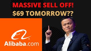 HUGE 1 RED DAY FOR BABA Alibaba Stock  Price Target 6900 [upl. by Ecirtaed]