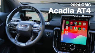 2024 GMC Acadia AT4  Driving Review [upl. by Yllrebmik]