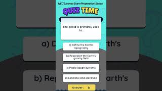 Geodesy QUIZ Part 1  NEC License Exam Preparation Series  engineeringlicensepreparation [upl. by Herald667]
