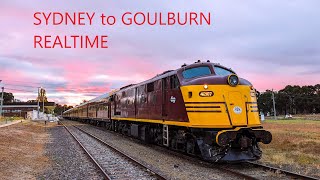 CabView Sydney Chullora to Goulburn 4K REALTIME [upl. by Aicert]