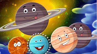 Pianeta canzone  Video di educazione  Imparare pianeta  Solar System For Toddlers  Planets Songs [upl. by Legnaesoj]