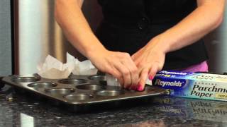 How to Make Parchment Paper Muffin Liners  Sugar amp Spice [upl. by Sadler]