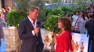 Pierce Brosnan Interview  Mamma Mia Here We Go Again London Premiere [upl. by Dewees]