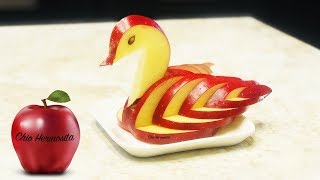 Como hacer un Cisne de Manzana [upl. by Hourihan]