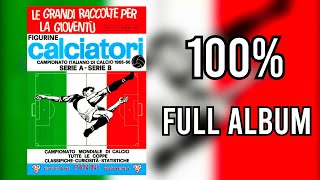 Panini Full Sticker Album Serie A Calciatori 196566 100  COMPLETE LLENO COMPLETO ЗАПОЛНЕННЫЙ [upl. by Bronwen]