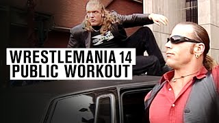 WrestleMania 14 Public Workout From the WWE Vault [upl. by Nosreh]