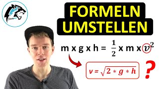 Formeln umstellen – Energieumwandlung  Epot amp Ekin [upl. by Tucker]