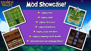 Stardew Valley 16  Mods I have created  Legacy Farm Deserted Island Bundles and more [upl. by Filippo]