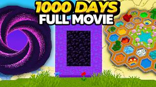 I Survived 1000 Days in Minecraft Hardcore FULL MOVIE [upl. by Pooley]