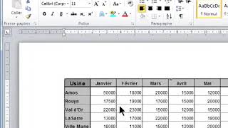 Copier un tableau Excel dans Word avec ET sans liaison de données [upl. by Irwinn146]