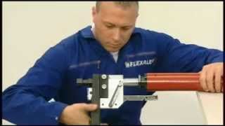 Flexalen PB Pipe  removing red oxygen barrier [upl. by Leduar576]