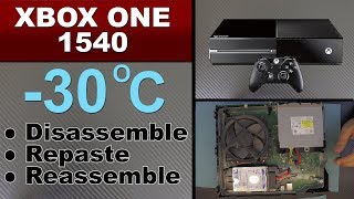 Xbox one1540 disassembly and service and REPASTE [upl. by Nesaj]