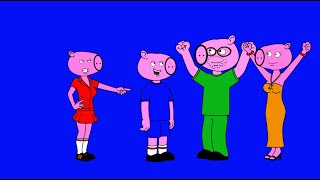 George Pig Changes the Familys look backUngrounded DISOWNED [upl. by Lapo]