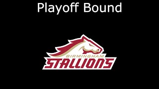 The 2024 Birmingham Stallions Are Playoff Bound [upl. by Hatnamas]