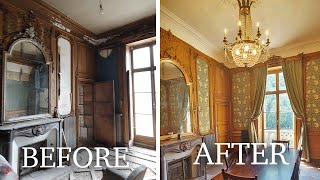 FULL CHATEAU DINING ROOM RENOVATION Before amp After in 10 minutes [upl. by Llennahs]