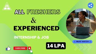 IT Internship amp Job Update  14 LPA  Freshers amp Experienced Both  Apply Now  Internship Alerts [upl. by Ibbor]