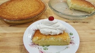 Impossible Pie  Super Easy  Coconut Pie  The Hillbilly Kitchen [upl. by Inoj]