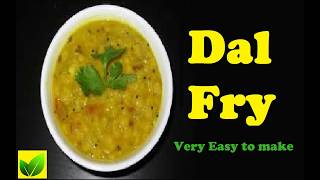 Dal Fry Very Easy to make Sattvic Recipe [upl. by Atteloc]