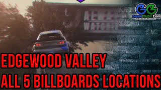 Need For Speed Heat Edgewood Valley Billboards Locations  NFS 2019 Collectibles  PS4  Xbox  PC [upl. by Yelha630]