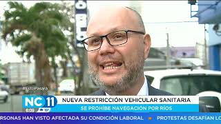 Nueva restricción vehicular sanitaria en el país [upl. by Marsh]