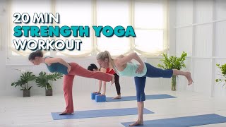 20Minute Strength Yoga Class for Moms  CafeMom Yoga Studio [upl. by Goldfarb687]